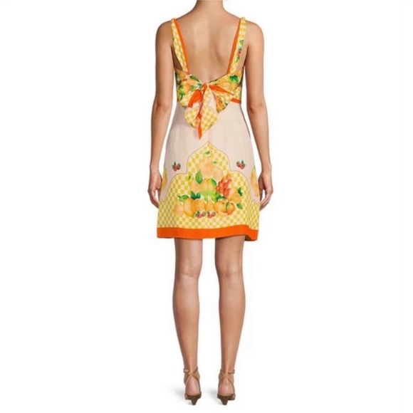 Antonio Melani Kacey Dress in Multicolor Fruit Print SZ 14 NWT - Picture 2 of 6